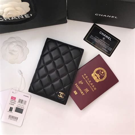 chanel passport holder replica|chanel small card holder price.